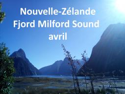 Nouvelle-Zélande - Fjord Milford Sound 04/2019