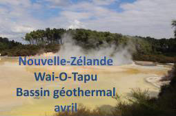 Nouvelle-Zélande - Wai-O-Tapu Bassin géothermal 04/2019